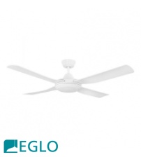 Eglo Bondi 48" Ceiling Fan with 20W Tricolour Step Dimmable LED Light - White